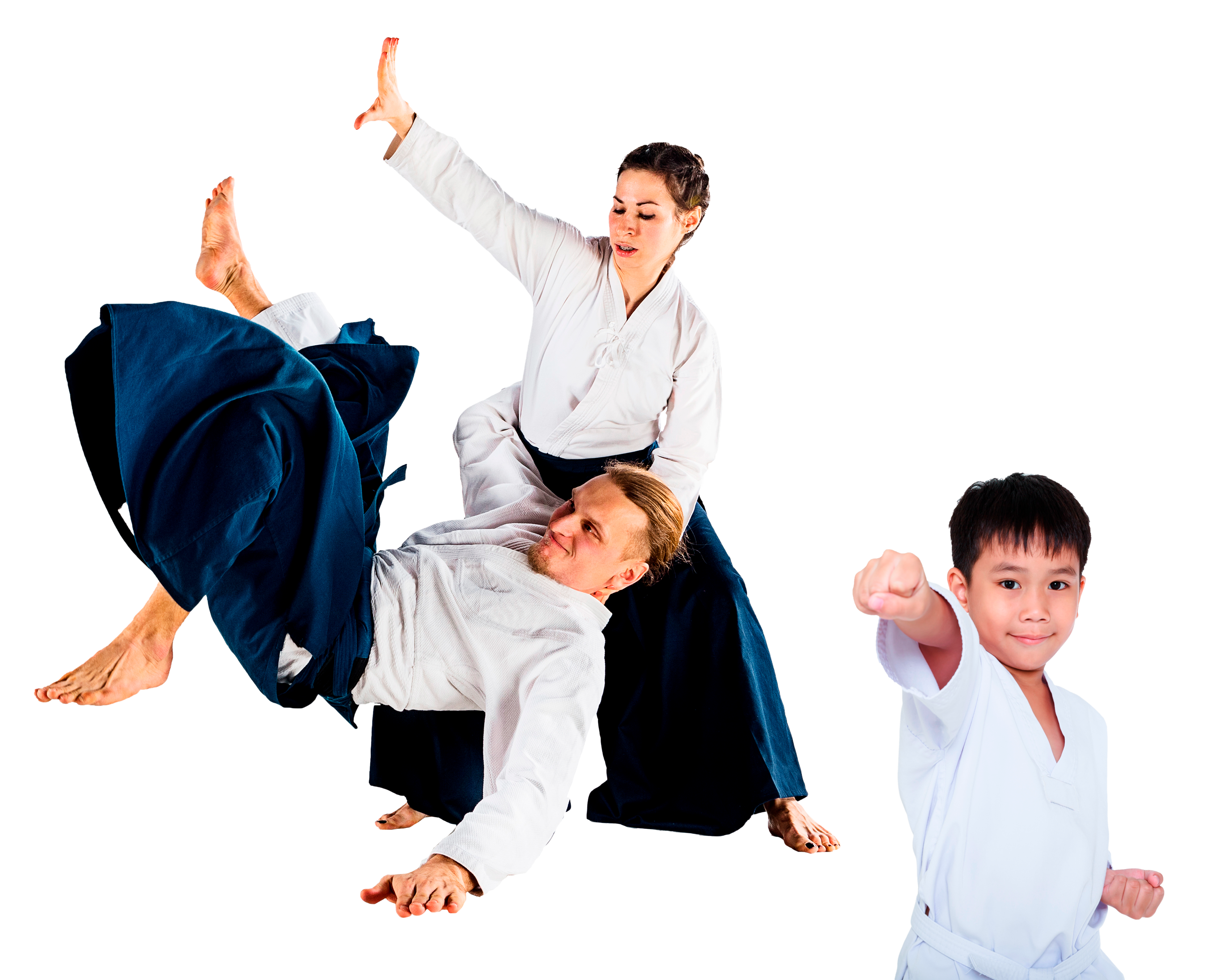 volwassenen kinderen krijgskunst sport Aikido technieken